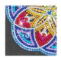 Diamantmalerei Lesezeichen Eckenschutz Mandala Blume 5D – Farbe SG08