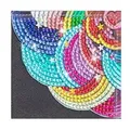Diamantmalerei Lesezeichen Eckenschutz Mandala Blume 5D – Farbe SG09