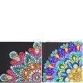 Diamantmalerei Lesezeichen Eckenschutz Mandala Blume 5D – Farbe SG13.SG14