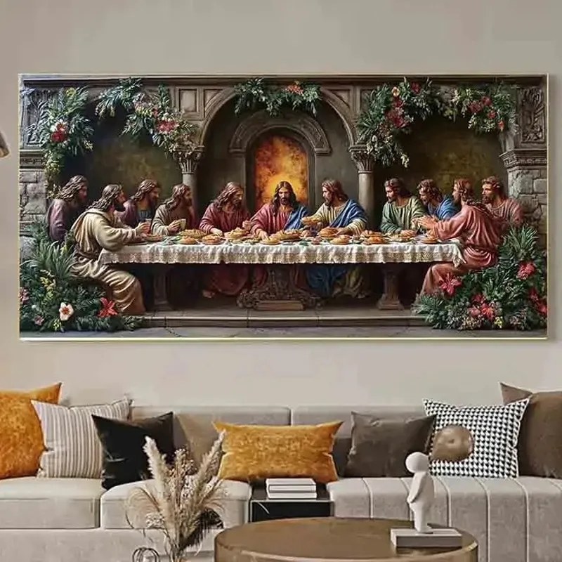 Diamantmalerei Letztes Abendmahl 20 bis 60 cm