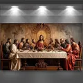 Diamantmalerei Letztes Abendmahl 20 bis 70 cm – Color EMG30918