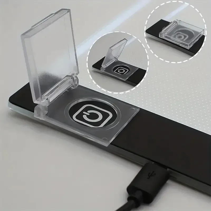 Diamantmalerei Lichtpad Schalterabdeckung Schutz transparent blau pink