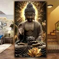 Diamantmalerei Lotus Buddha 20 bis 70 cm – Farbe EMG30626