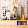 Diamantmalerei Mädchen Porträt 20x30 bis 50x70cm – 3