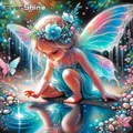 Diamantmalerei Mädchen Porträt Elfenflügel Strass Mosaik Schmetterling – 1