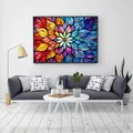 Diamantmalerei Mandala Blume 5d Kreuz Stich 20x30cm bis 50x70cm – 3