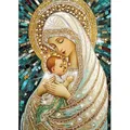 Diamantmalerei Maria 30 bis 70 cm – Farbe B10