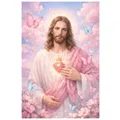 Diamantmalerei Maria Jesus 25 bis 50 cm – Farbe F5943