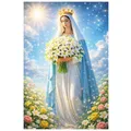 Diamantmalerei Maria Jesus 25 bis 50 cm – Farbe F5947