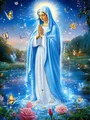 Diamantmalerei Maria Porträt 20 bis 70 cm – Farbe 2549