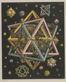 Diamantmalerei Maurits Cornelis Escher Abstrakt 20x25cm bis 50x70cm – Farbe Dunkelgrau (10)