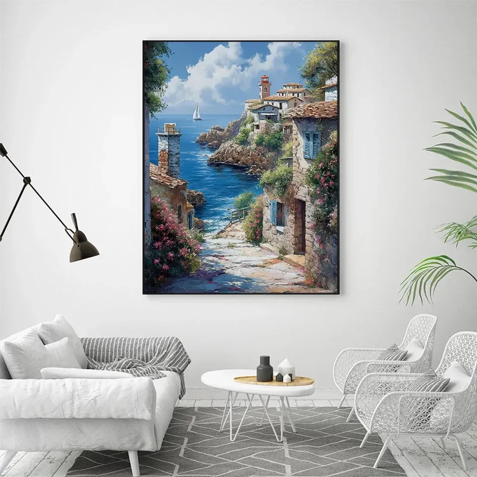 Diamantmalerei Meer Strand 30x40cm