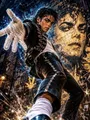 Diamantmalerei Michael Jackson 30x20 bis 70x50 cm – Farbe XZ41-08
