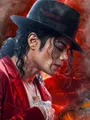 Diamantmalerei Michael Jackson 30x20 bis 70x50 cm – Farbe XZ41-12
