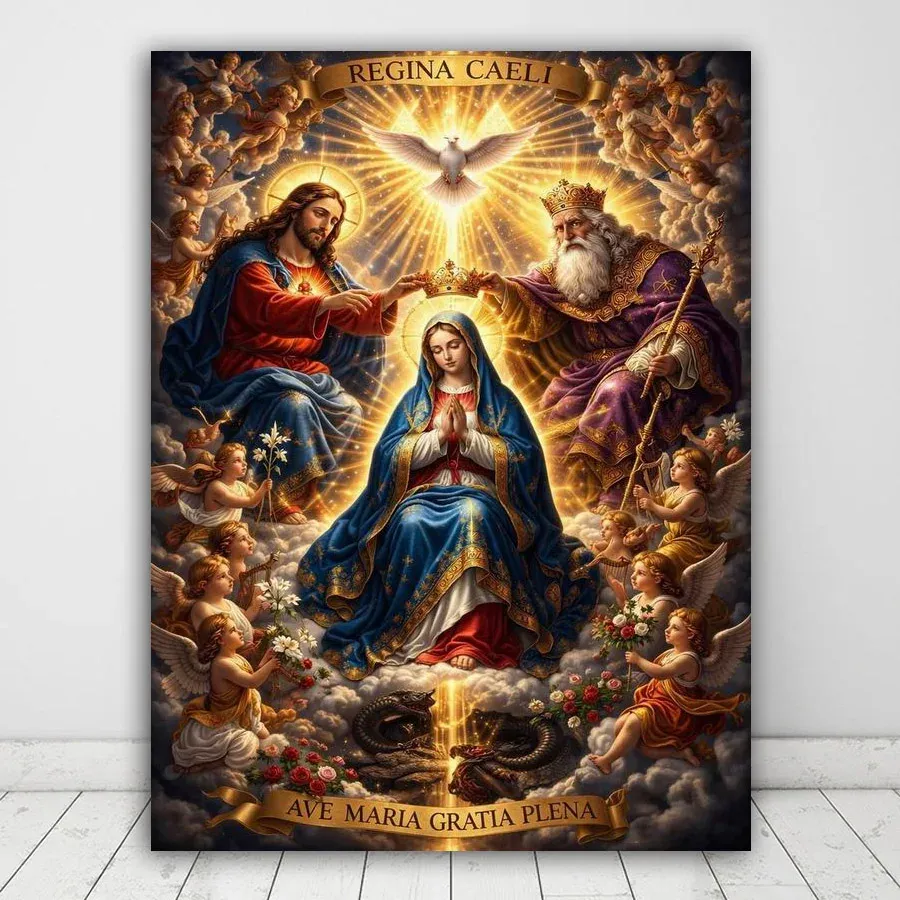 Diamantmalerei Mutter Maria 30 bis 60 cm