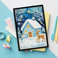 Diamantmalerei Notizbuch Weihnachten Zwerg Spezialform – Farbe ABZ-04