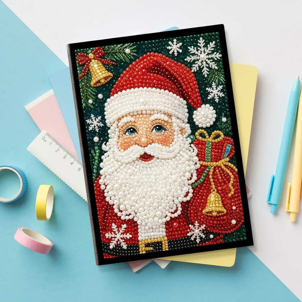 Diamantmalerei Notizbuch Weihnachten Zwerg Spezialform