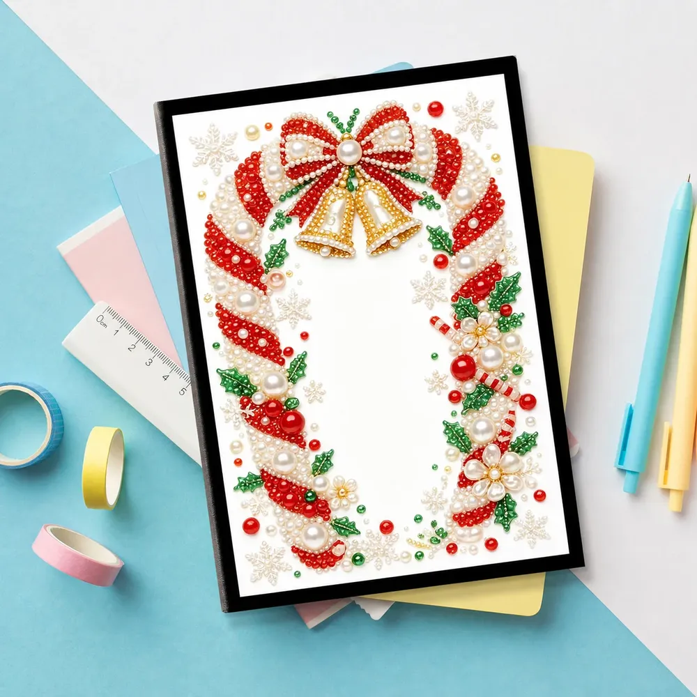 Diamantmalerei Notizbuch Weihnachten Zwerg Spezialform