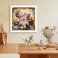 Diamantmalerei Oma Opa Porträt 30 bis 40 cm AB – 2