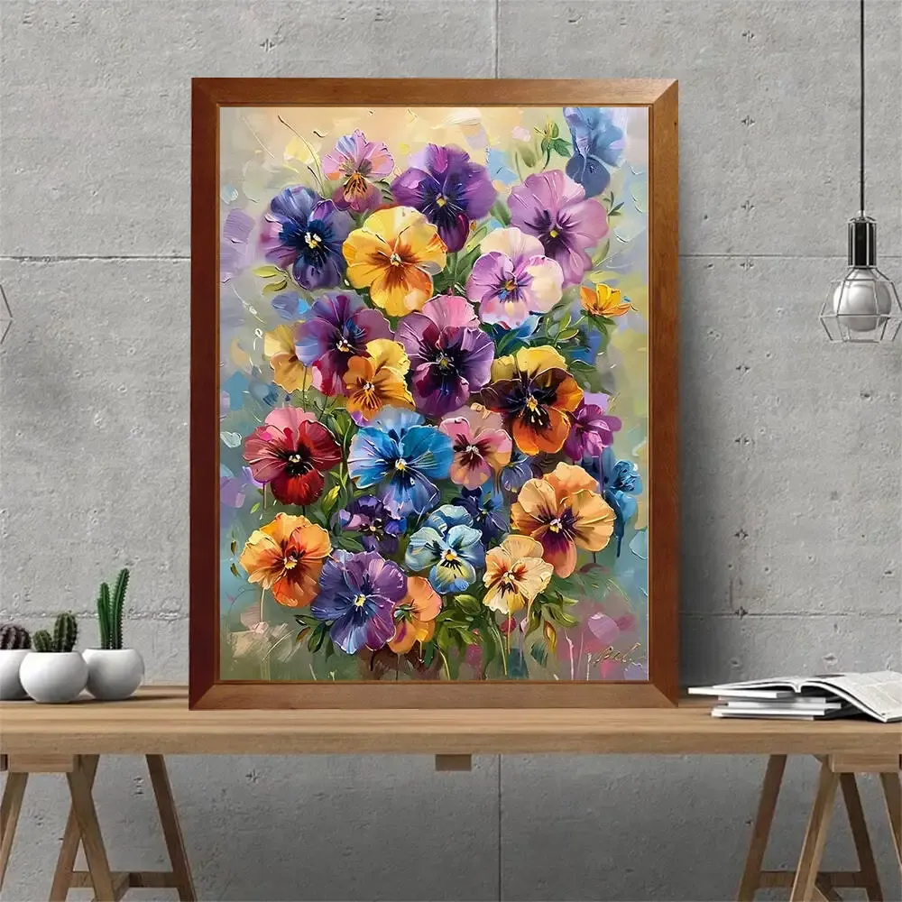 Diamantmalerei Panda Pilz 20 bis 70 cm rund oder quadratisch