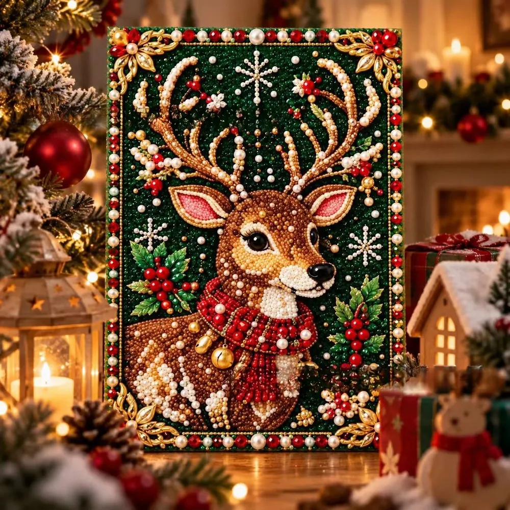 Diamantmalerei Perlen 20 x 30 cm Weihnachtsdekoration