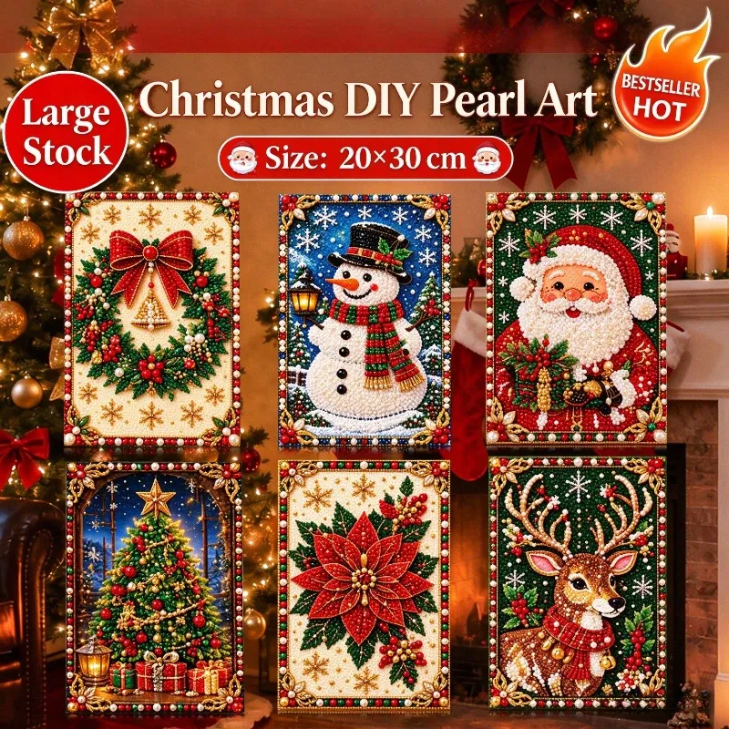 Diamantmalerei Perlen 20 x 30 cm Weihnachtsdekoration