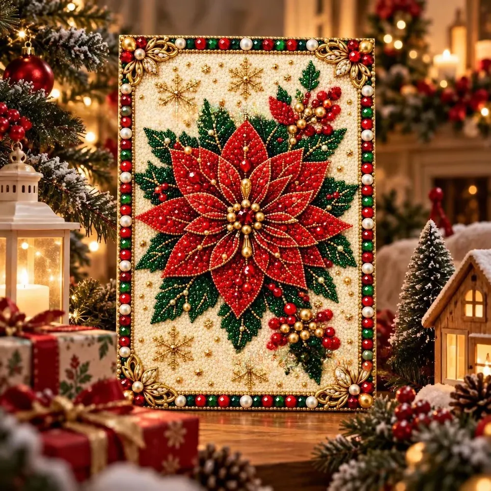 Diamantmalerei Perlen 20 x 30 cm Weihnachtsdekoration