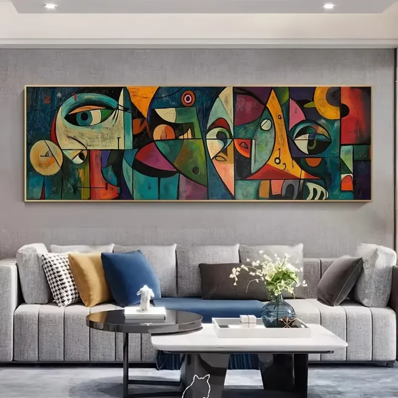Diamantmalerei Picasso Männergesicht Porträt 60x20cm bis 90x30cm