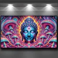 Diamantmalerei Pilz Buddha 20 bis 60 cm rund oder eckig – 3