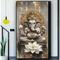 Diamantmalerei Pilz Buddha 20 bis 60 cm rund oder eckig – Farbe EMG27111