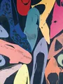 Diamantmalerei Poster Banane Zebra 20 bis 70 cm – Farbe Grün (07)
