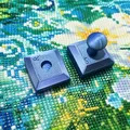 Diamantmalerei Prägewalze mit abnehmbarer Bürste – Farbe Deep Blue