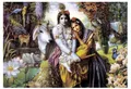 Diamantmalerei Radha Krishna 20 bis 50 cm – Farbe Style 4