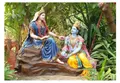 Diamantmalerei Radha Krishna 20 bis 50 cm – Farbe Style 6