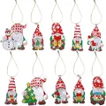 Diamantmalerei Schlüsselanhänger Weihnachtsmann 10 Stück – Farbe YSK130
