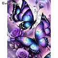 Diamantmalerei Schmetterling Blume 20x30 bis 50x70 cm – 1