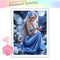 Diamantmalerei Schmetterling Fee Mond 20x30 bis 50x70cm – 1