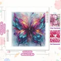 Diamantmalerei Schmetterling Tier 20x20 bis 50x50cm – 2
