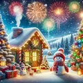 Diamantmalerei Schneemann Hütte 40 bis 60 cm Harz oder Acryl – Farbe 120 Colors-BQ BY-8