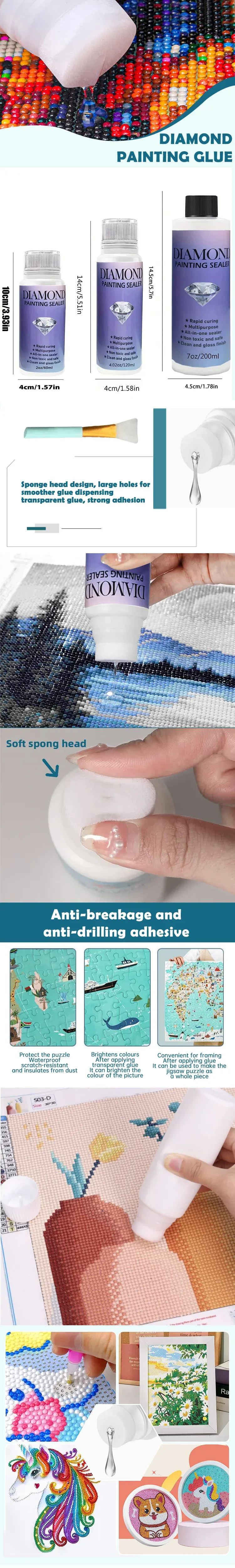 Diamantmalerei Sealer 120 ml bis 200 ml für dauerhaften Halt