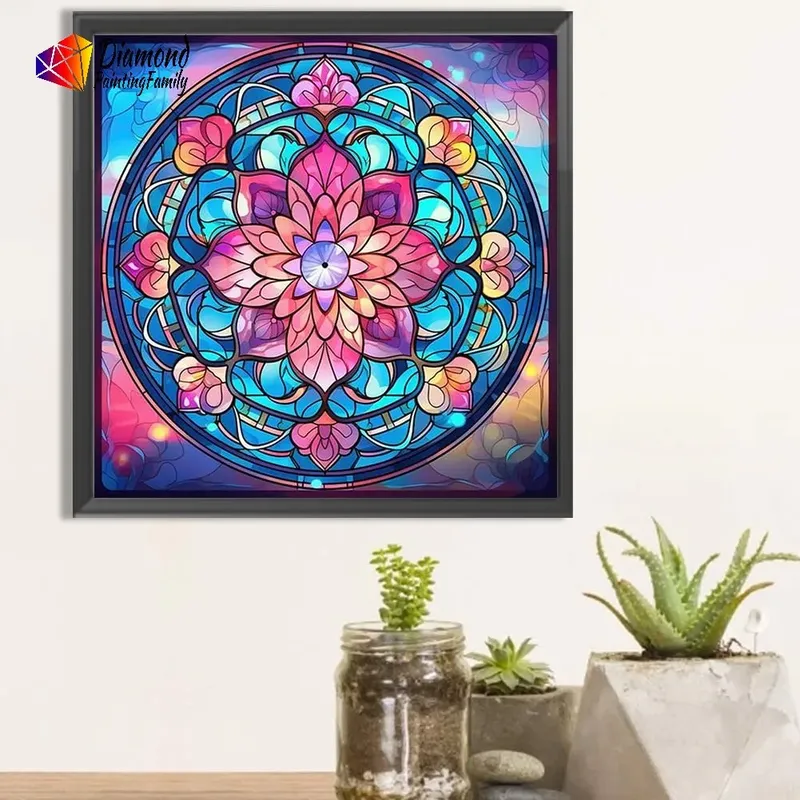Diamantmalerei Set 30 cm bis 70 cm quadratisch rund