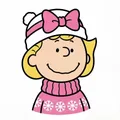 Diamantmalerei Snoopy Cartoon 20 bis 70 cm rund oder eckig – Farbe Burgunderrot (04)