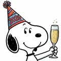 Diamantmalerei Snoopy Cartoon 20 bis 70 cm rund oder eckig – Farbe Gelb (02)