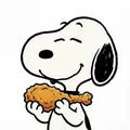 Diamantmalerei Snoopy Cartoon 20 bis 70 cm rund oder eckig – Farbe Lila (05)
