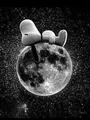 Diamantmalerei Snoopy Sternenhimmel Cartoon Kunst Kinderzimmer Wanddeko – Farbe hellgelb (12)