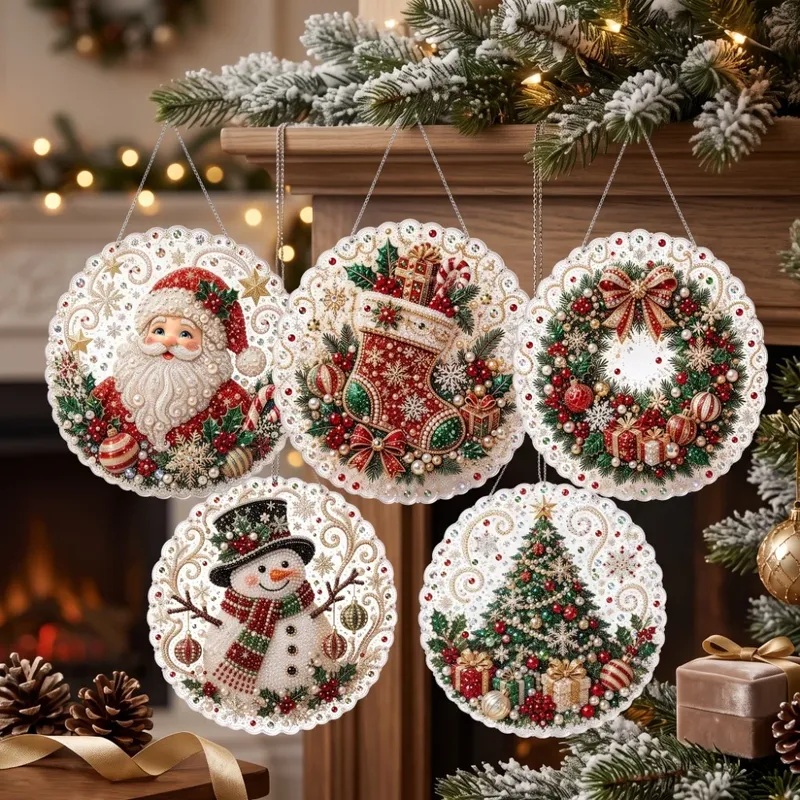 Diamantmalerei Sonnenfänger Weihnachten 20 cm