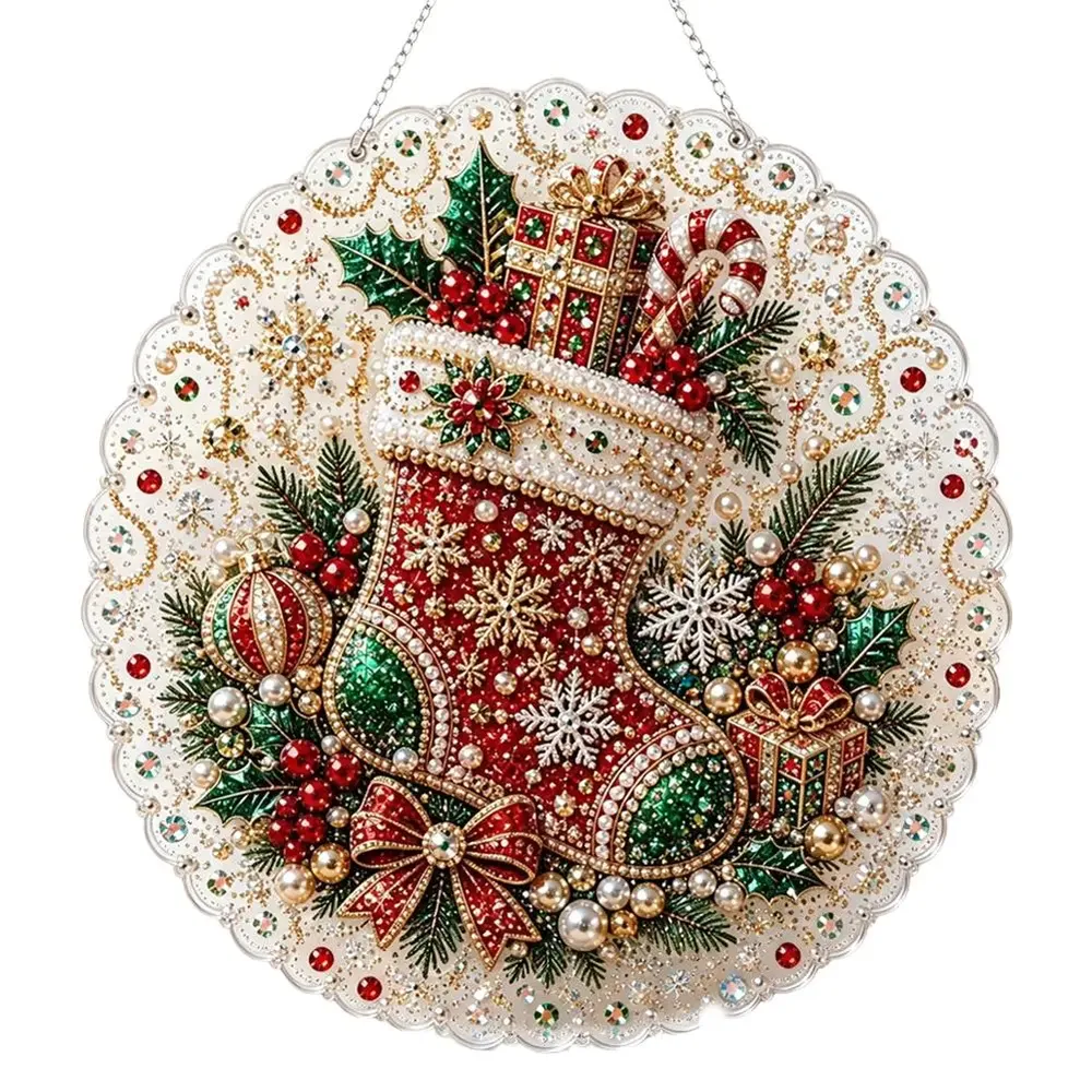 Diamantmalerei Sonnenfänger Weihnachten 20 cm