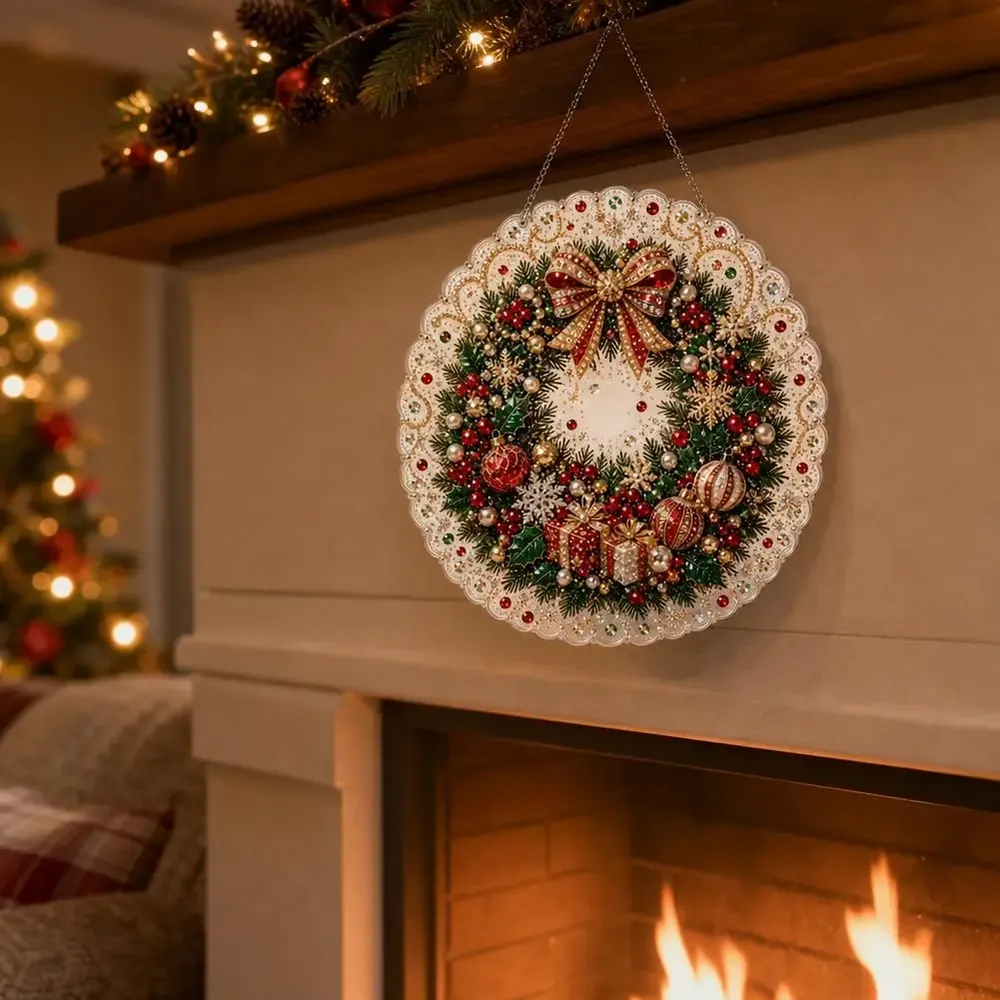 Diamantmalerei Sonnenfänger Weihnachten 20 cm