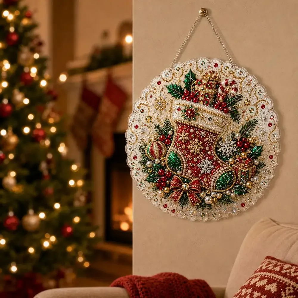 Diamantmalerei Sonnenfänger Weihnachten 20 cm