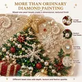 Diamantmalerei Sonnenfänger Weihnachtsmann Schneeflocke DIY – 6